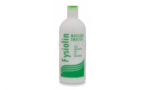 Sportmassage webshop fysiolin massage emulsie 500ml parabenen vrij